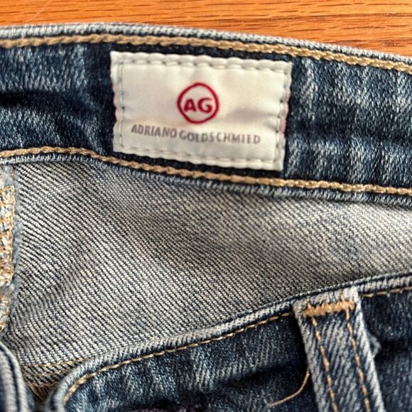 AG Adriano Goldschmied The Stilt Cigarette Blue Jeans | Size 28 - Picture 8 of 14